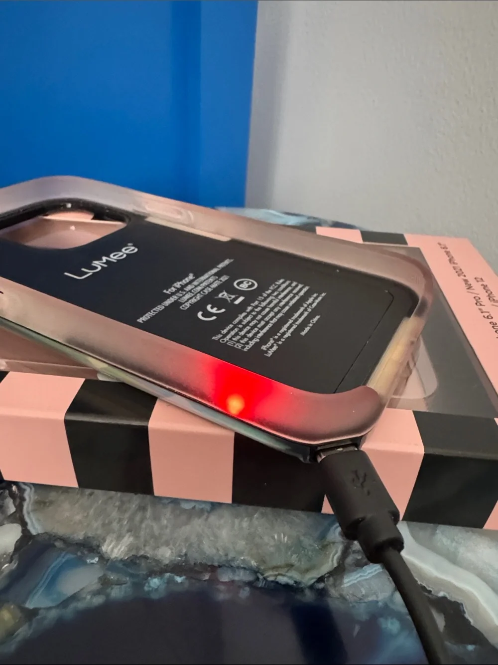 LuMee x Paris Hilton Halo Holographic Iridescent iPhone 12/12Pro Case